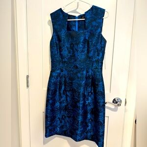 Tahari Women’s Cocktail Dress by Arthur S Levine- Size 6 - Royal Blue/Black